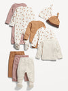 OLD NAVY Unisex Layette Essentials 10-Pack for Baby - BORN TO BE