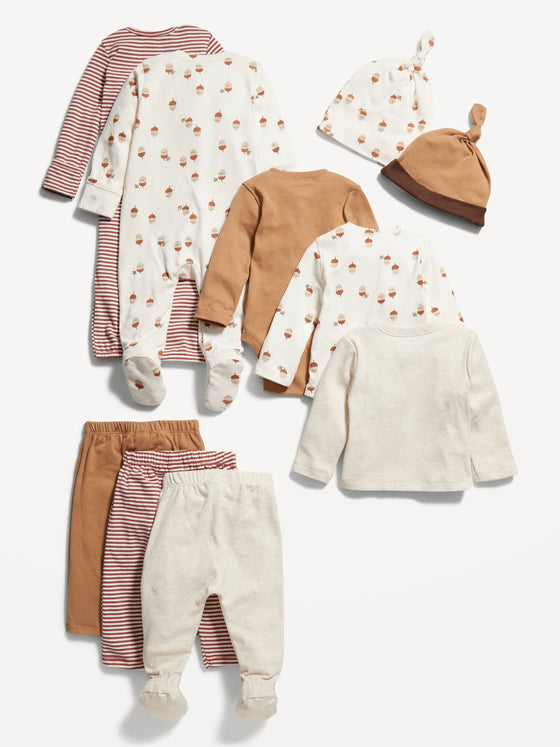 OLD NAVY Unisex Layette Essentials 10-Pack for Baby - BORN TO BE