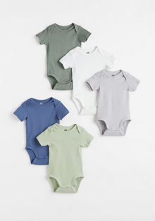 H&M-5-pack Bodysuits - BORN TO BE
