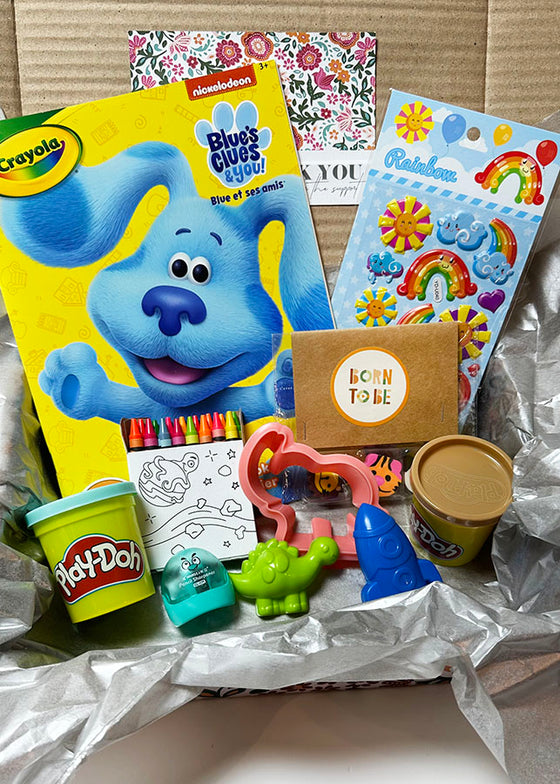 Gift bundle-2 ( Crayola, Play-Doh, Blue's Clues)