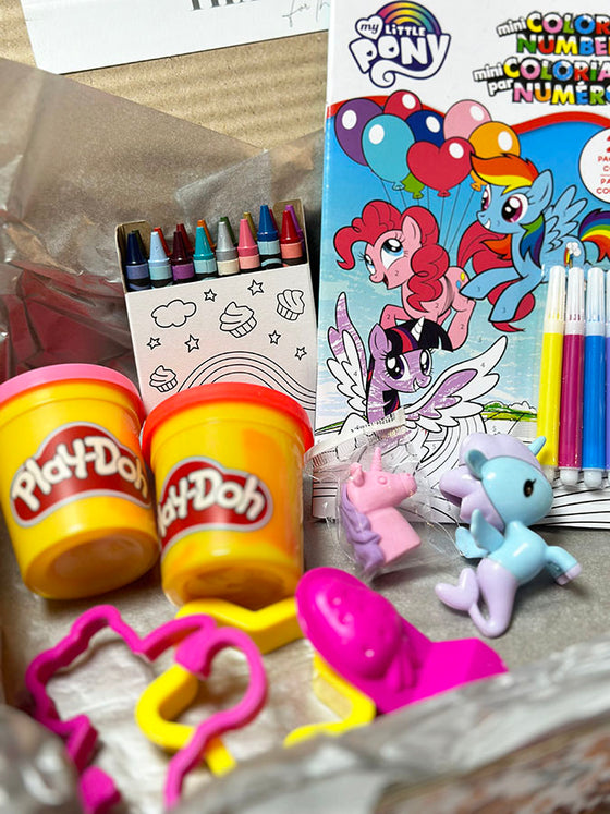 Gift bundle-1 ( Crayola, Play-Doh, My little Pony)