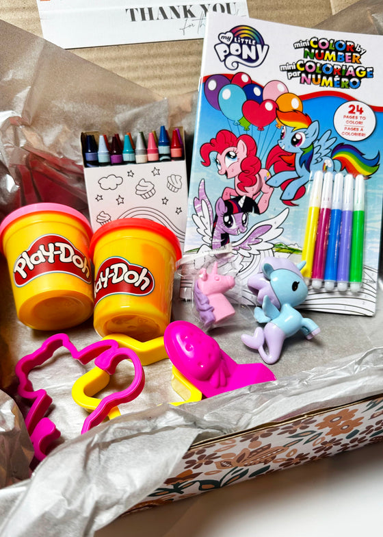 Gift bundle-1 ( Crayola, Play-Doh, My little Pony)