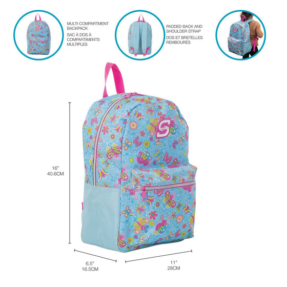 Kids butterfly backpack by Skechers