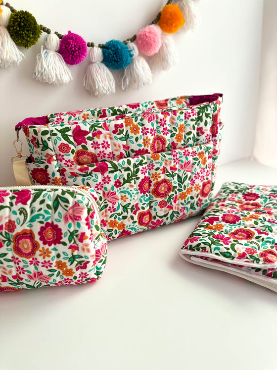 Baby Bag- 3 piece set in DayDream Print