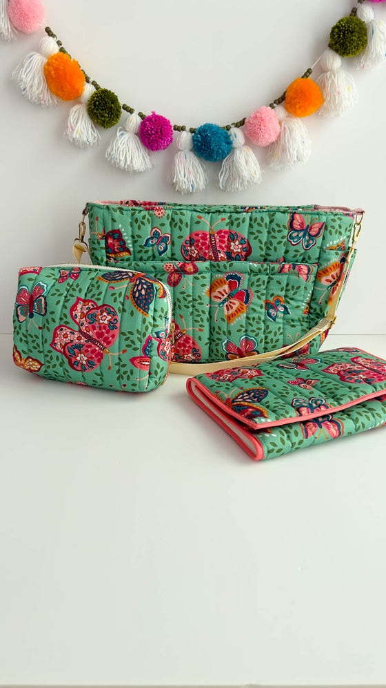 Baby Bag- 2 piece set in Butterfly Haven