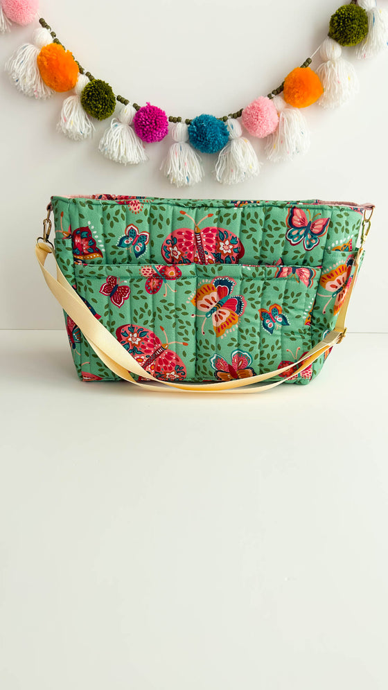 Baby Bag- 2 piece set in Butterfly Haven