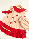 Strawberry Kisses- 3 piece set