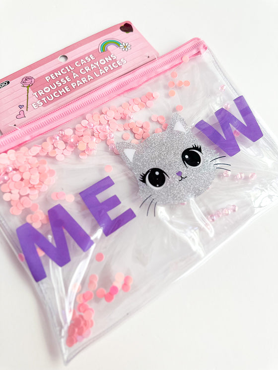 MEOW KIDS Pouch- Transparent