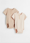 H&M(2-pack Ribbed Bodysuits) - BORN TO BE