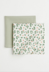 2-pack Small Muslin Cloths by H&M - BORN TO BE