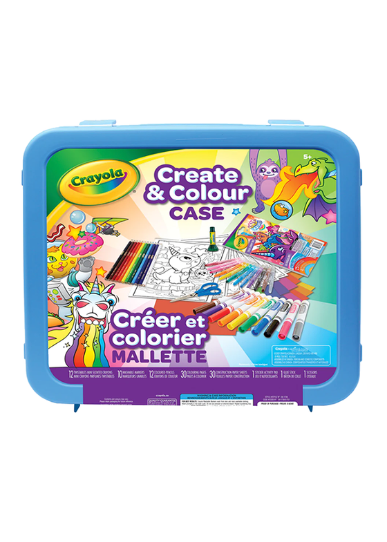 CRAYOLA CREATE AND COLOUR CASE