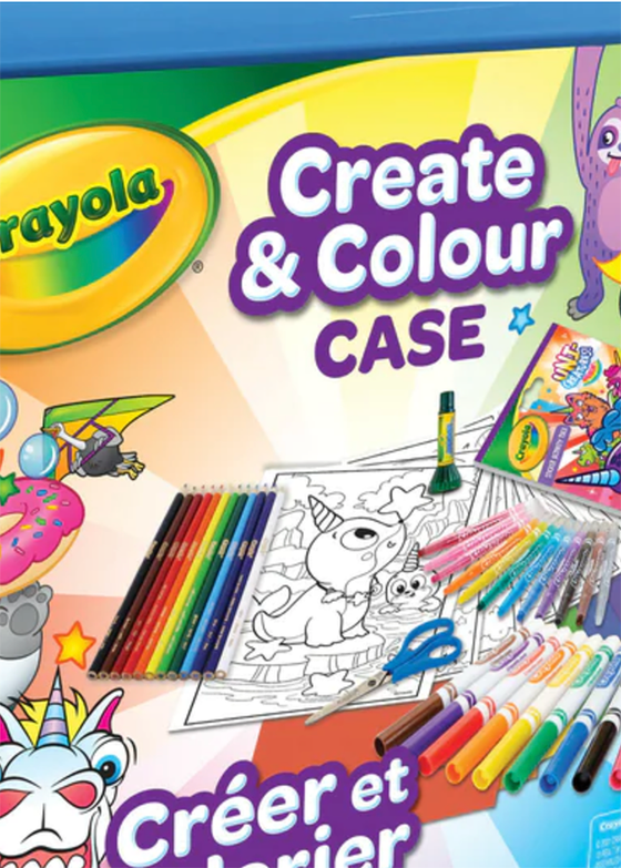 CRAYOLA CREATE AND COLOUR CASE