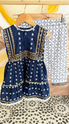 Sparkle 2 piece Ensemble- Blue - BORN TO BE