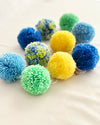 Green/blue PomPoms - BORN TO BE