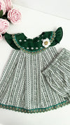 Sparkle 2 piece Baby Ensemble- Green - BORN TO BE