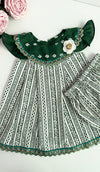 Sparkle 2 piece Baby Ensemble- Green - BORN TO BE