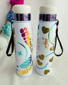 Insulated water bottle- White - BORN TO BE