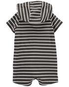 Striped Hooded Romper by Carters - BORN TO BE