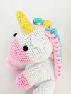 Hand made Crochet Unicorn - BORN TO BE