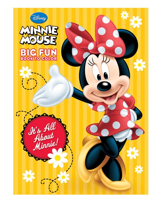 Minnie Mouse Colouring Book - BORN TO BE