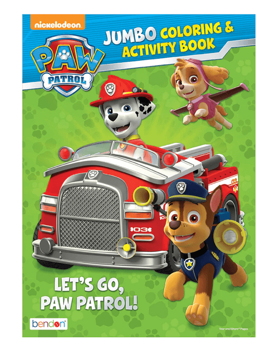 Paw patrol colouring book - BORN TO BE