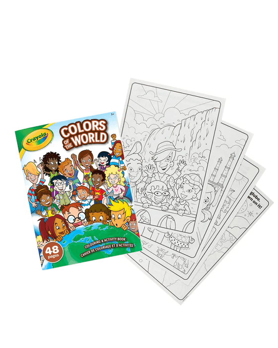 Colours of the world colouring book - BORN TO BE