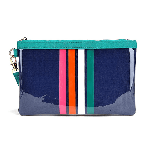 Preppy Stripe-Wrist Pouch - BORN TO BE