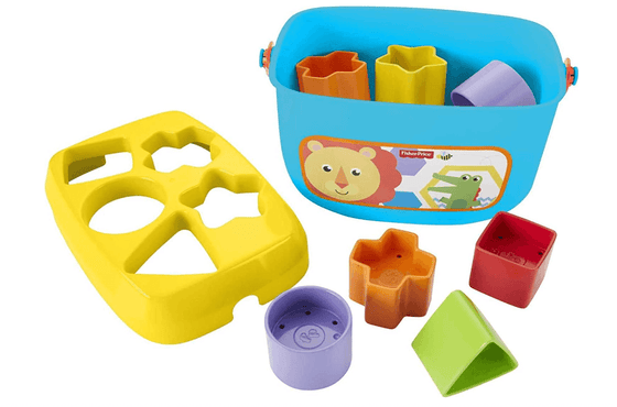 Fisher-Price Stacking Toy Baby’S First Blocks Set of 10 Shapes for Sorting Play for Infants Ages 6+ Months - BORN TO BE