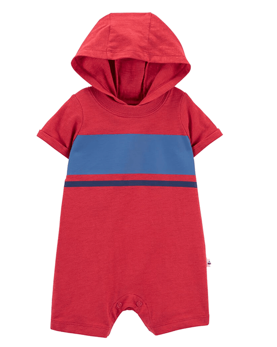 Hooded Cotton Romper by Carters - BORN TO BE