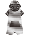 Striped Hooded Romper by Carters - BORN TO BE