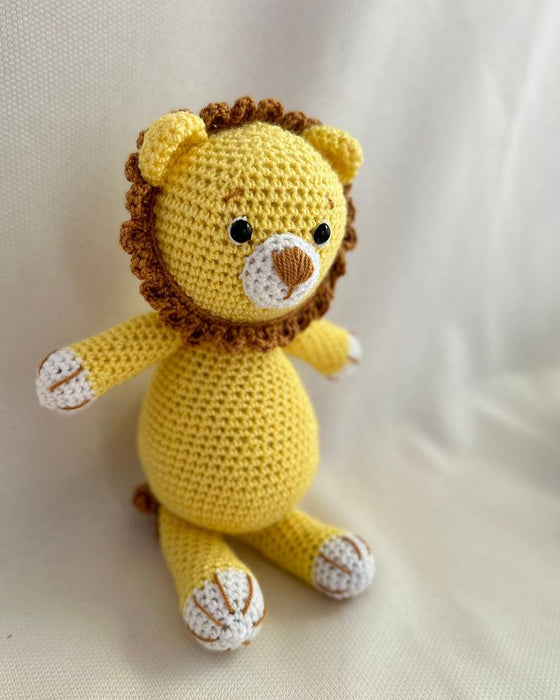 Lion Crochet Toy ( Hand-made) - BORN TO BE