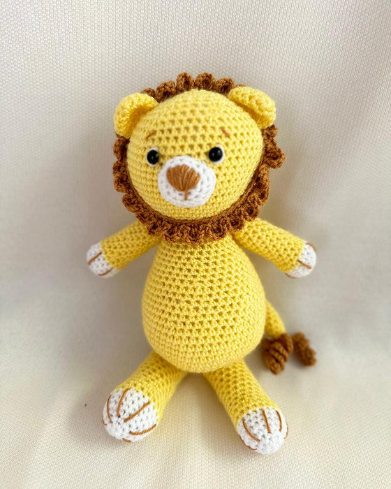 Lion Crochet Toy ( Hand-made) - BORN TO BE