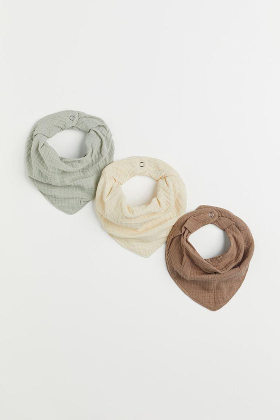 3-pack Triangular Scarves by H&M - BORN TO BE